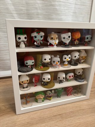 Expositor para figuras funko pocket pop Blanco