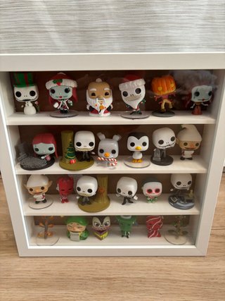 Expositor para figuras funko pocket pop Blanco