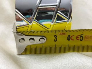 Brazalete de plata y oro