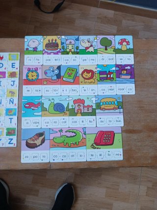 Lote Juegos Aprendizaje: Abecedario y Sílabas