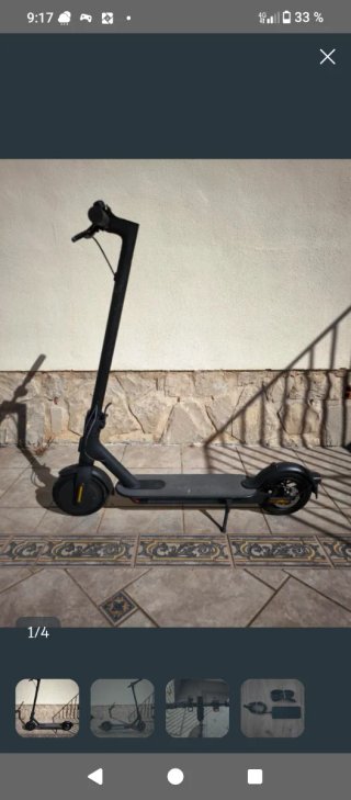 Patinete Eléctrico Negro