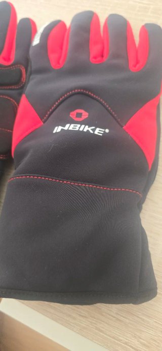 Guantes INBIKE Talla M/L Negro y Rojo