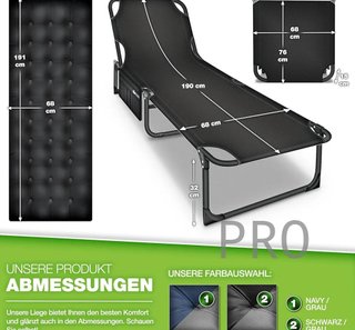 Cama de camping plegable - Tillvex