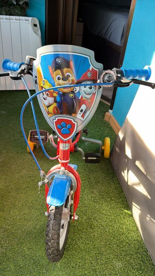 Bicicleta Paw Patrol 12 3-5 años