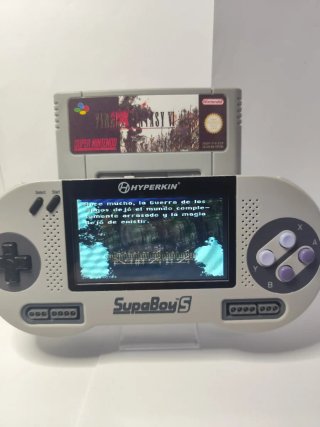Supaboy S  super nintendo portátil + juego