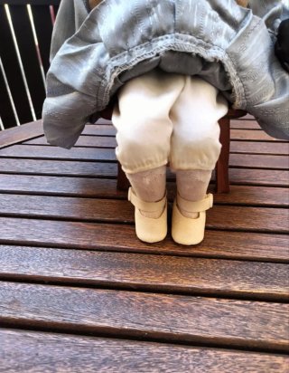 Muñeca de porcelana vintage años 70