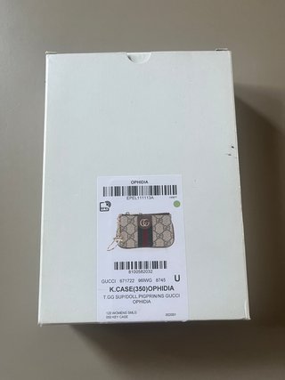 Llavero Gucci Ophidia con cremallera