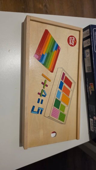 Palitos de cálculo madera Montessori 151 piezas