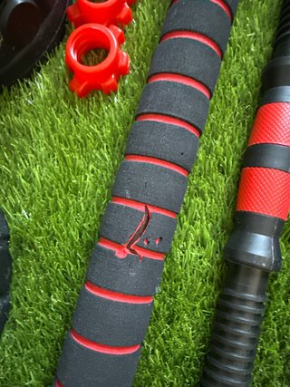 Set Mancuernas 30kg + barras