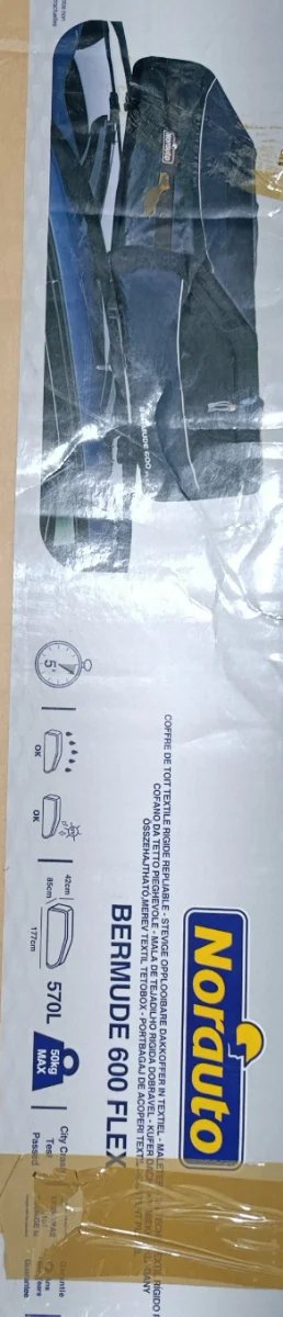 Cofre de techo Norauto Bermude 600 FLEX