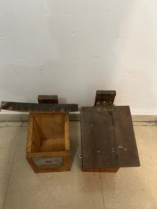 Casita para pájaros de madera (2 unidades)