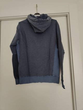 Felpa Scout Luxury Wear uomo L blu righe