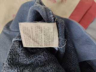 Felpa Scout Luxury Wear uomo L blu righe