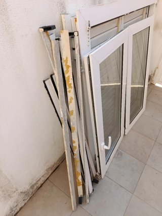 Ventana doble cristal blanca