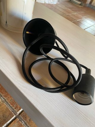 Portalamparas de silicona negro