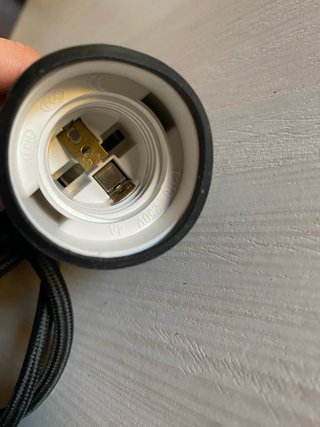 Portalamparas de silicona negro