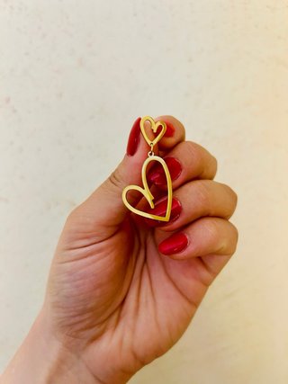 Orecchini donna cuore oro