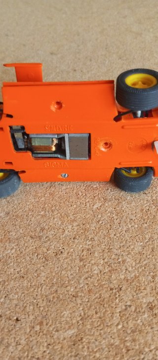 Coche Scalextric Sigma Naranja