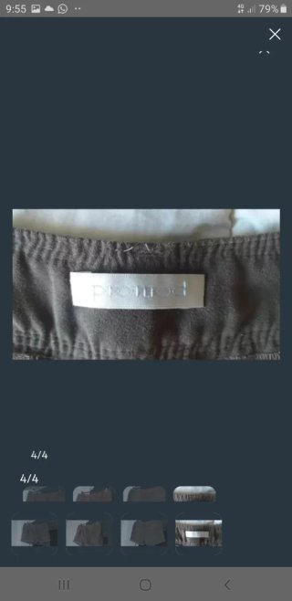 Pantalón corto marrón Promod