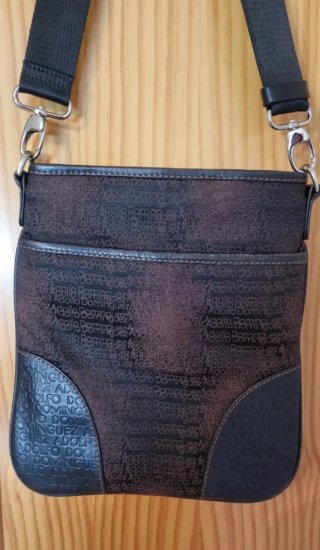 Bolso Adolfo Dominguez Vintage Marrón Negro