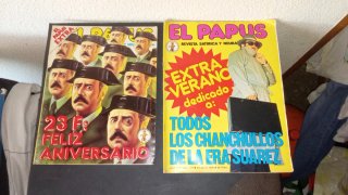 Lote 60 Revistas "El Papus" (1977-1985)