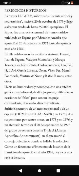 Lote 60 Revistas "El Papus" (1977-1985)