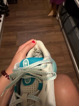 Zapatillas Under Armour Blancas y Turquesa