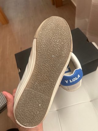 Zapatillas Bimba y Lola Blancas y Azules