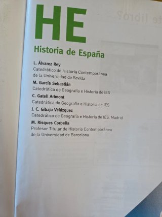 HE, Historia de España, Bachillerato, Andalucía...
