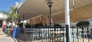 Pérgola de hierro 22x5,45x4