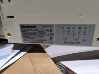 Placa Inducción Corberó 3 Focos