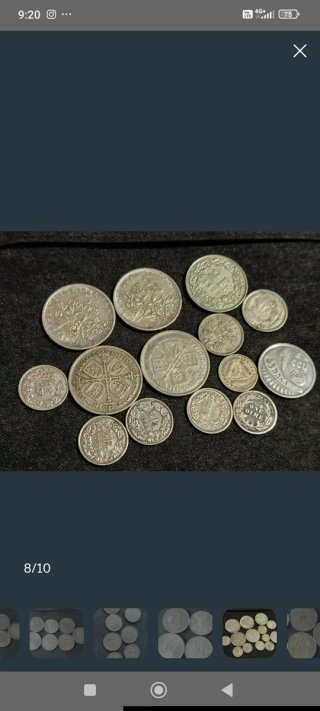 Monedas plata