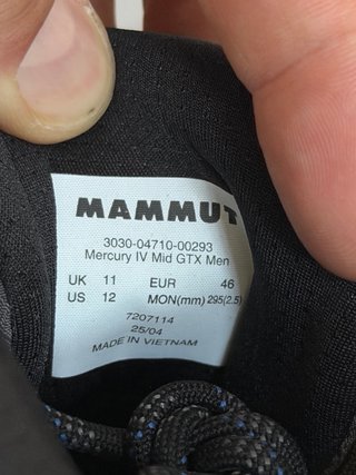 Stivali escursionismo Mammut Mercury IV Goretex 46