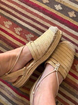 Alpargatas Zara Beige y Multicolor