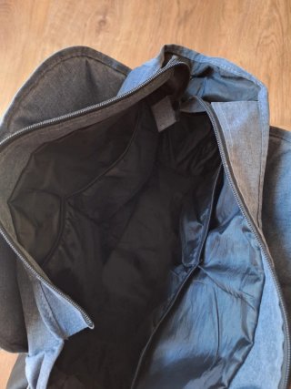 Bolso carrito bebé gris con estampado