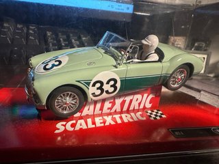 Scalextric MG coche Tecnitoys NUEVO EN CAJA .