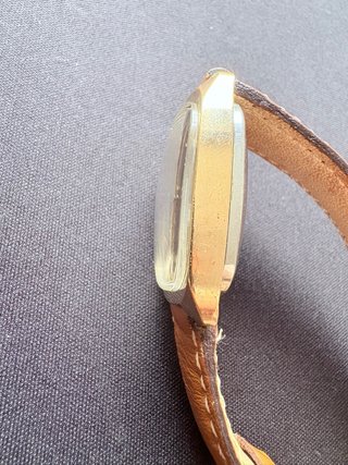 Reloj Rogau Automático Dorado con Correa Cuero