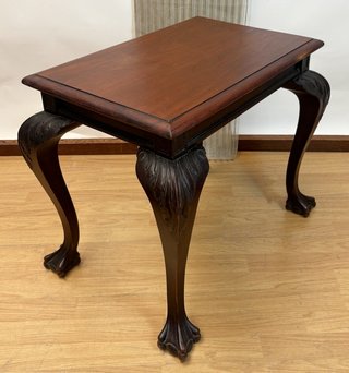 Mesa auxiliar madera principios siglo XX