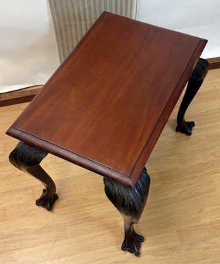 Mesa auxiliar madera principios siglo XX