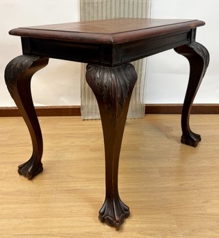 Mesa auxiliar madera principios siglo XX