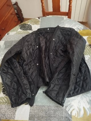 Chaqueta Moto STR Negra y Fluor T/L