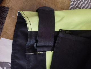 Chaqueta Moto STR Negra y Fluor T/L