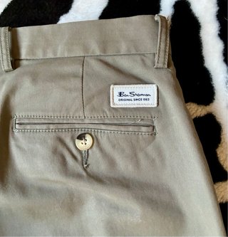 Pantalón Chino Ben Sherman Hombre Caqui