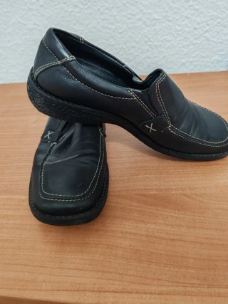 Zapatos bajos negros señora