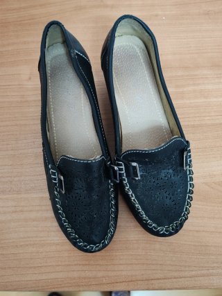 Zapatos bajos negros señora