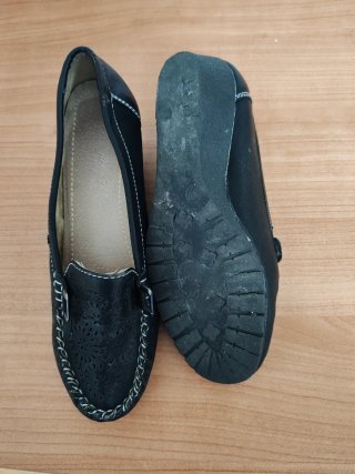 Zapatos bajos negros señora