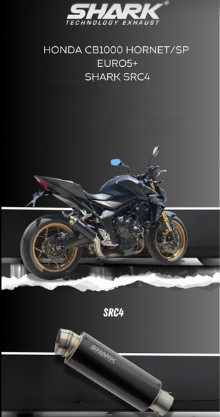 Silencioso Shark SRC4 Honda CB1000 Hornet/SP Euro5