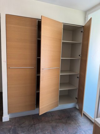 Armario Mueble Madera y Metal