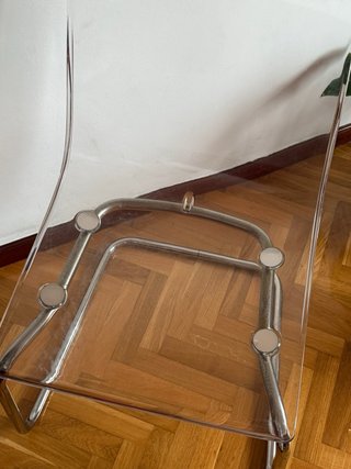 Silla Tobias Ikea Transparente Metal