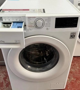 LAVADORA LG DE 8.5 KILOS EN BLANCO